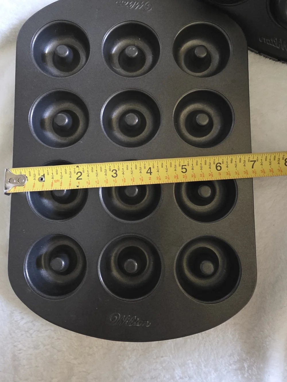 Wilton Mini Donut Baking Pan Set of 2, 12-Cavity Non-Stick Steel Doughnut Trays